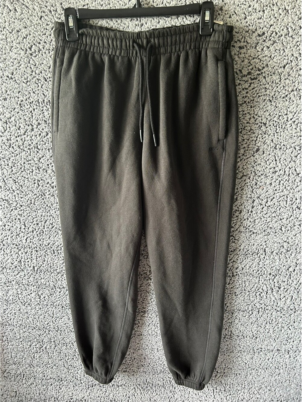 DSG Men’s Small Classic Fleece Cinch Jogger Pants Pure Black NWT Athletic